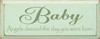 Shown in Old Baby Green with Sage lettering