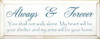 Always & Forever ~ You shall not walk alone | Friends & Family | Sawdust City Wood Signs