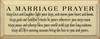 A Marriage Prayer: May love and laughter.. | Romantic Wood Sign | Sawdust City Wood Signs