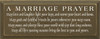 A Marriage Prayer: May love and laughter.. | Romantic Wood Sign | Sawdust City Wood Signs