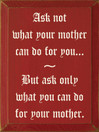 Funny Wood Sign About Mothers | Funny Wood Sign | Sawdust City Wood Signs