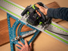 Use the MTR-18 protractor to dial in a custom angle for track saw cutting.