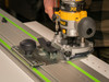 The TSO Adapter Baseplate sits between the router and Festool guide plate.