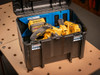 The GRS-16 PE D fits nicely inside DeWalt's T-STACK storage container included with the saw.