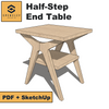 Half-Step End Table - Plans