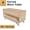 Carved Moon Table - Plans