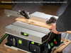 JessEm Clear-Cut Stock Guides (sold separately) keep your workpiece pushed against the fence through the cut.
