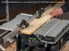 Extended Rip Fence for Festool CSC SYS 50 EB Cordless Table Saw