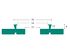 Axminster Type C Dovetail Jaws (114mm, SK114)