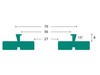 Axminster Type C Dovetail Jaws (100mm, SK100)