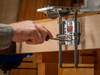 Mounted straight to a wooden bench apron. No extrusion required.