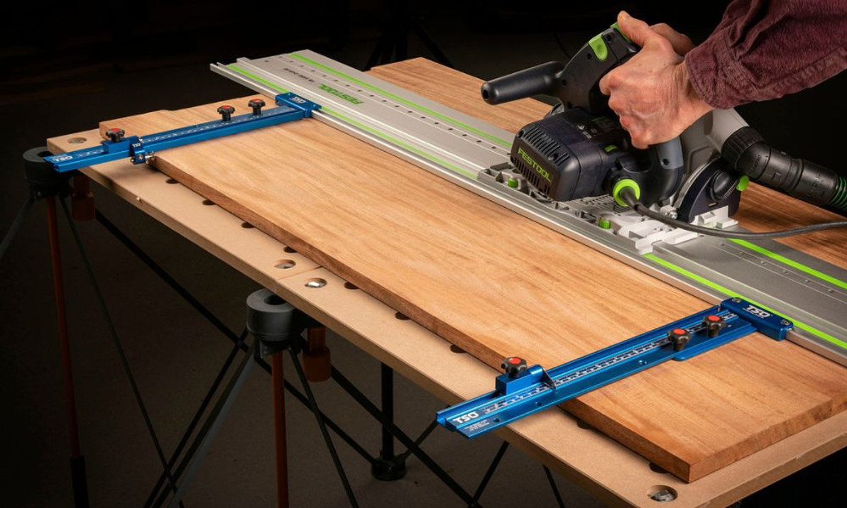 Building Cabinets With a Track Saw and Parallel Guide System