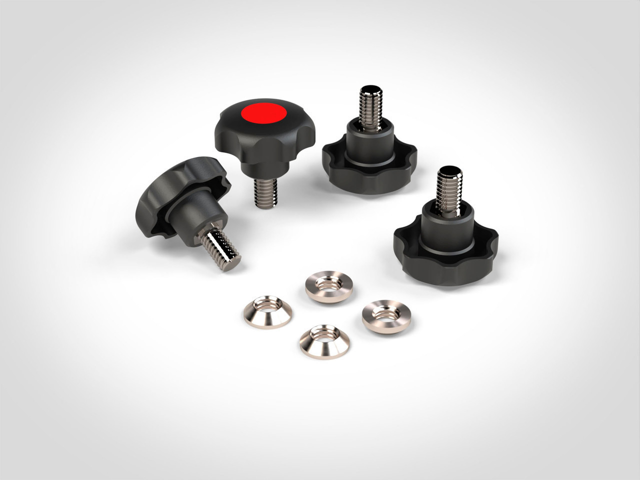 【地蔵】aimed forces manufacturer Spare M6 Knob Set with Centering Spacers | TSO Products