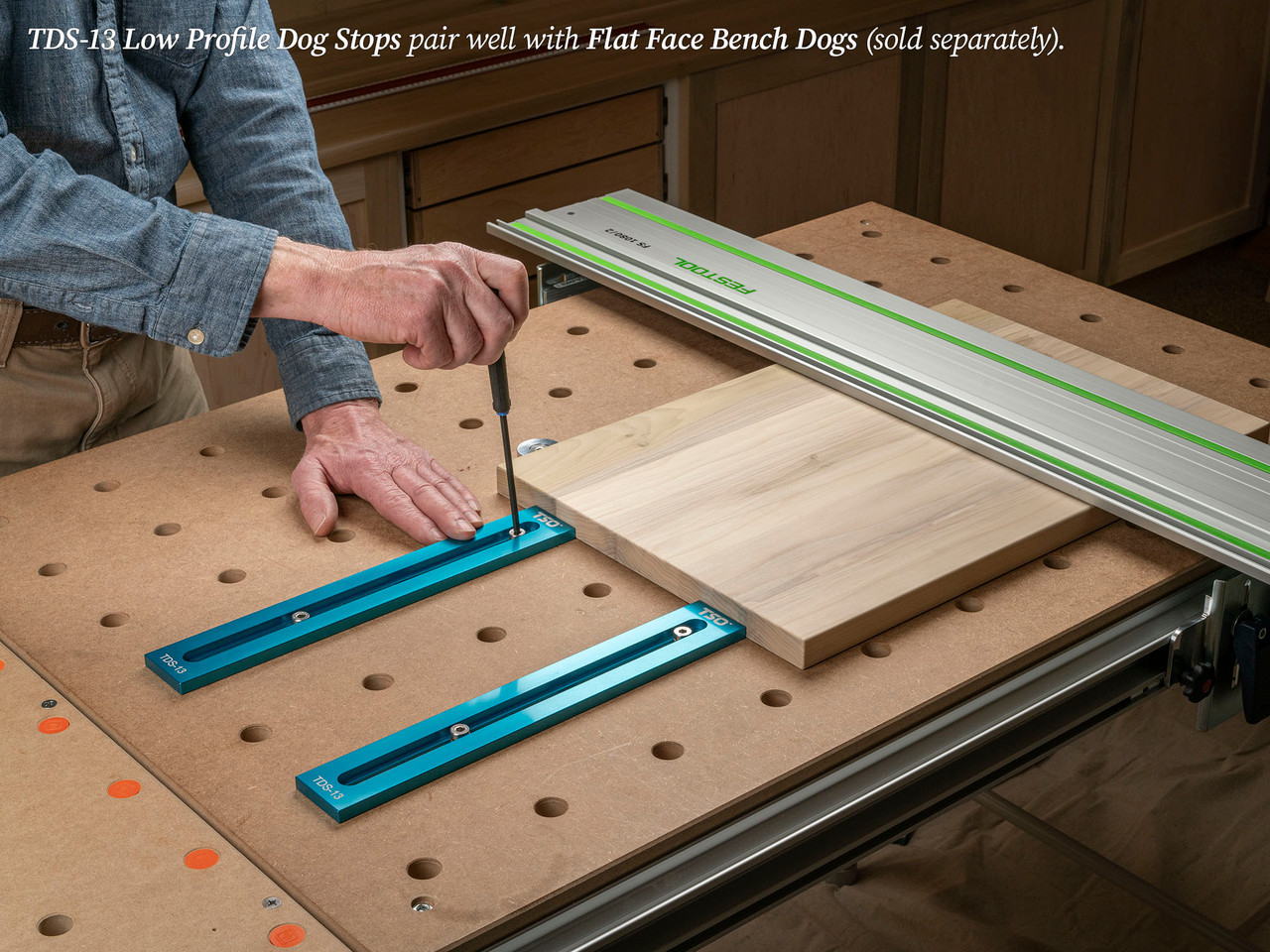 TDS 13 Low Profile | TSO Dog Stops | Woodworking Products