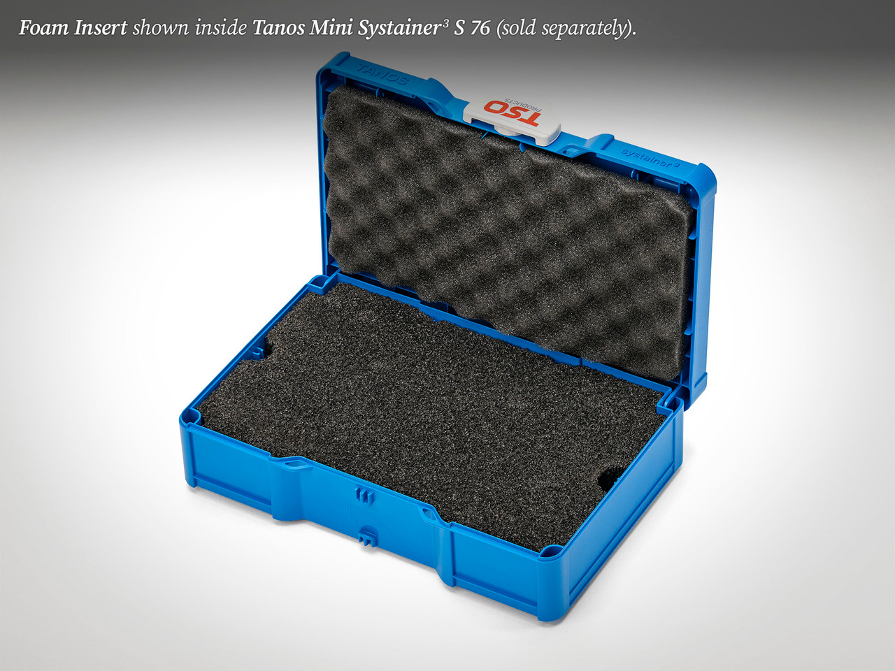 Blank Kaizen Foam Insert for Mini Systainer3 S 76 and S 147 | TSO