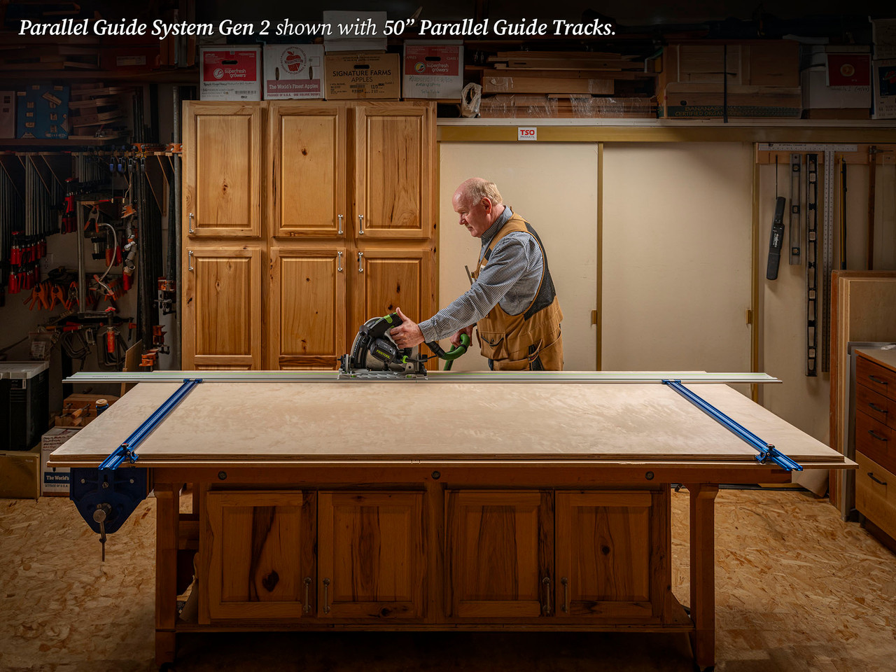 Parallel Guide Wall Storage Parallel Guide System Gen 2 | TSO Products | Woodworking Tools