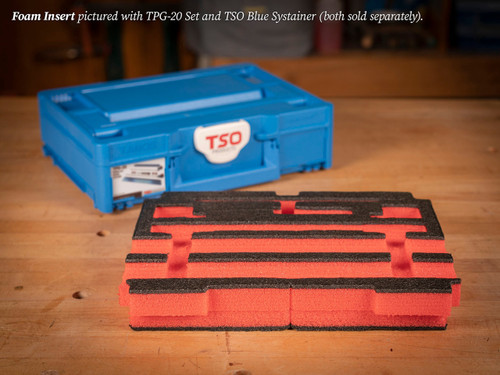 Multi-layered Kaizen foam insert protects and organizes your TPG-20 Set.