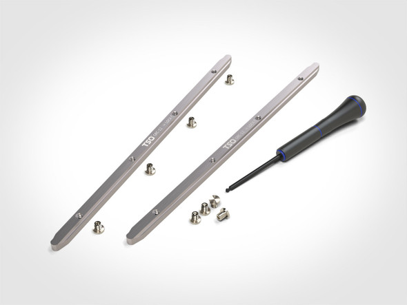 Sold as a kit that includes two GRC-12 connectors, eight custom screws with plunger feature for maximum attachment surface area, and a hex allen driver.