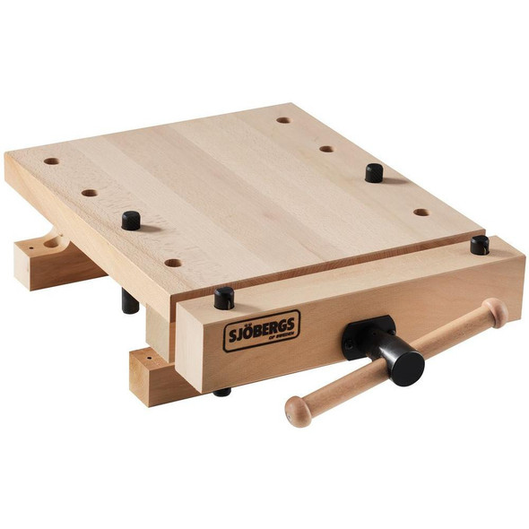 Sjobergs Smart Workstation Pro Vise Workbench Top with Accessories