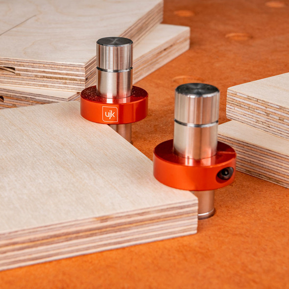 UJK 20mm Parf Dog Stops - Hold Down Material Close-up