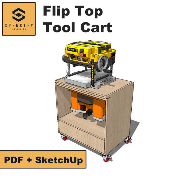 Flip Top Tool Cart - Plans