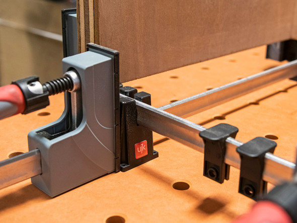 UJK Clamp Stands shown with EHOMA Parallel Clamps (sold separately.)