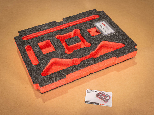 A Product ID card is included with the Systainer Foam Insert for CSC SYS 50 Accessory Upgrade Kit