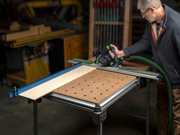Boost the utility of your Multifunction Worktable with the TSO Multifunction Fence & Stop Set.