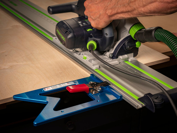 Achieve perfectly square cuts in record time with the GRS-16 PE v2 Guide Rail Square.