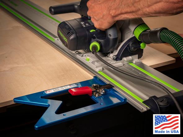 Achieve perfectly square cuts in record time with the GRS-16 PE v2 Guide Rail Square.