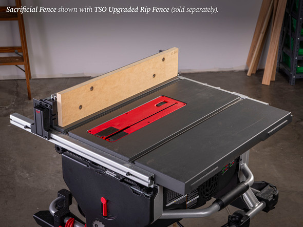 Custom-machined to fit the SawStop CTS perfectly.