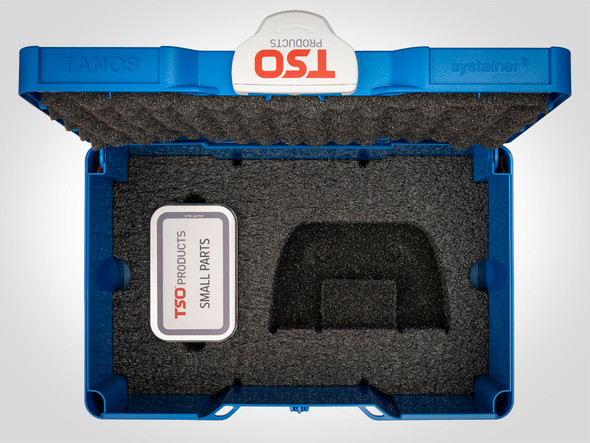 Keep your DBF-45 BigFoot Base perfectly protected and ready with this custom-fit foam insert, tin, and Systainer³ S 147 setup.