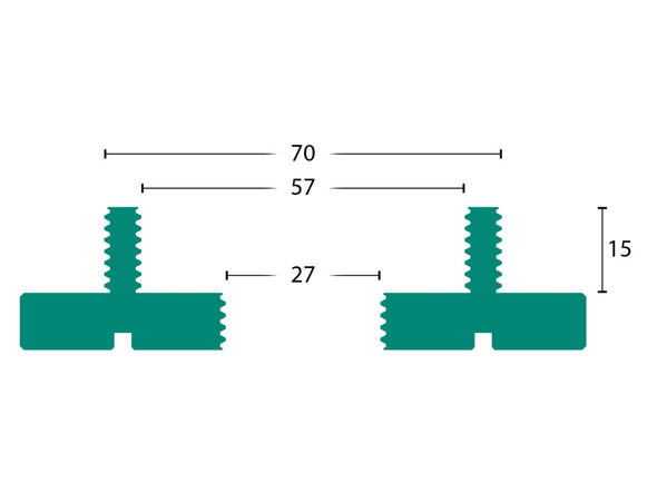 Axminster Type H Medium Gripper Jaws (100mm)