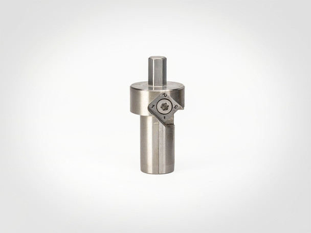 Two tools in one: a reamer to restore the tolerances of your 20mm worktop holes, and a chamfer that enables the use of additional bench dogs like our Power-Loc and Smart Connect dogs--plus it makes the table top much more comfortable to work on!