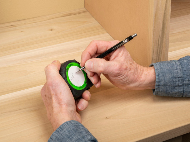 Never forget a measurement with the ProCarpenter's handy writing pad.