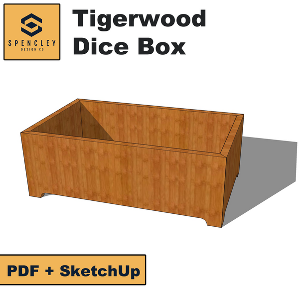 Tigerwood Dice Box - Plans