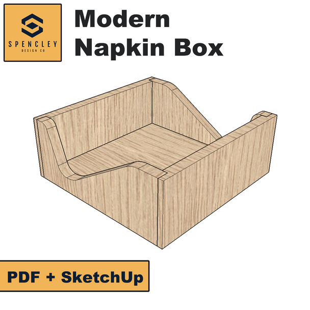 Modern Napkin Box - Plans