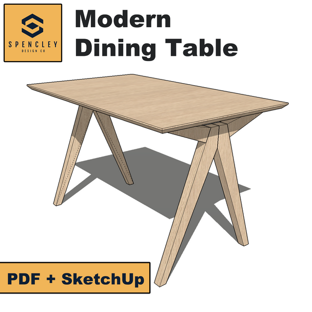 Modern Dining Table - Plans