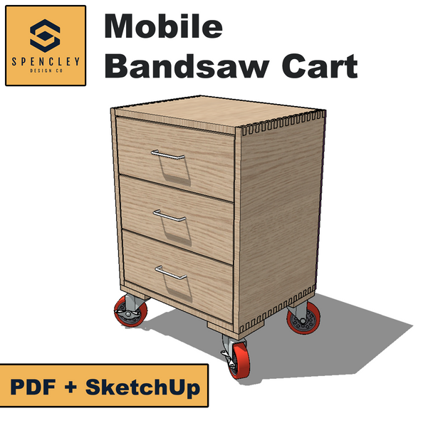 Mobile Bandsaw Cart - Plans