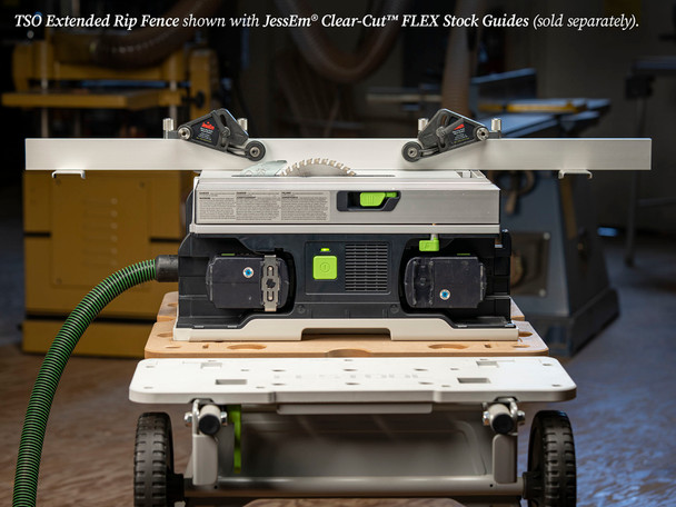 Extend the fence of your CSC SYS 50 table saw to 1,000mm - twice the stock length!