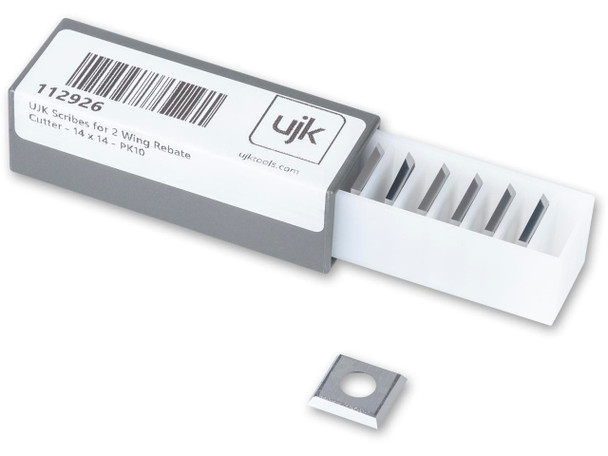 UJK Cutters for 2 Wing Rebate Cutter - 14 x 14 x 2mm