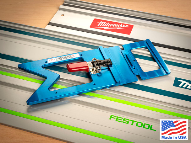 The ultimate accessory for Festool, Makita, Milwaukee, Powertec, Triton, and WEN track saw systems.