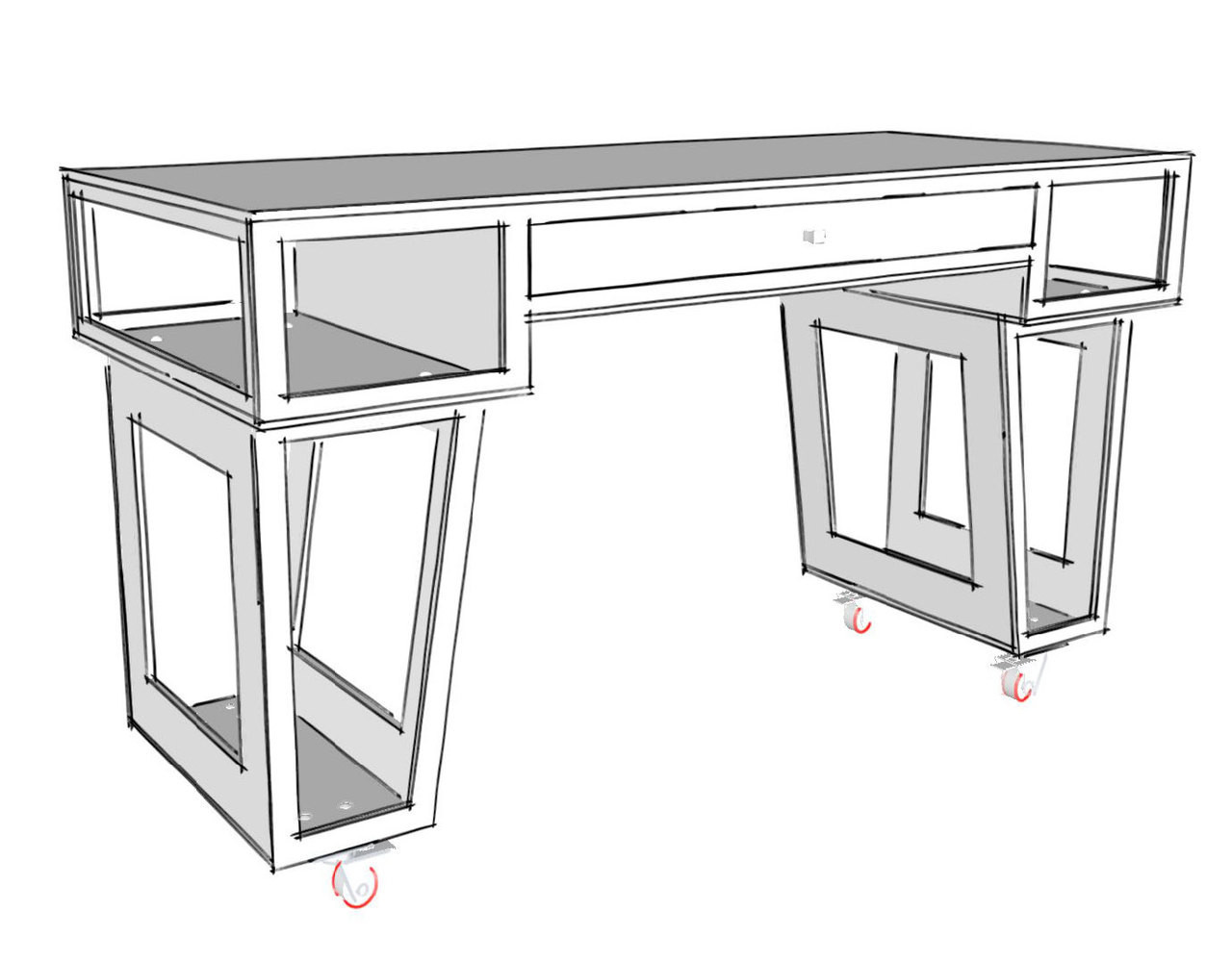 Paulk Standup Desk Standing Desk Plans