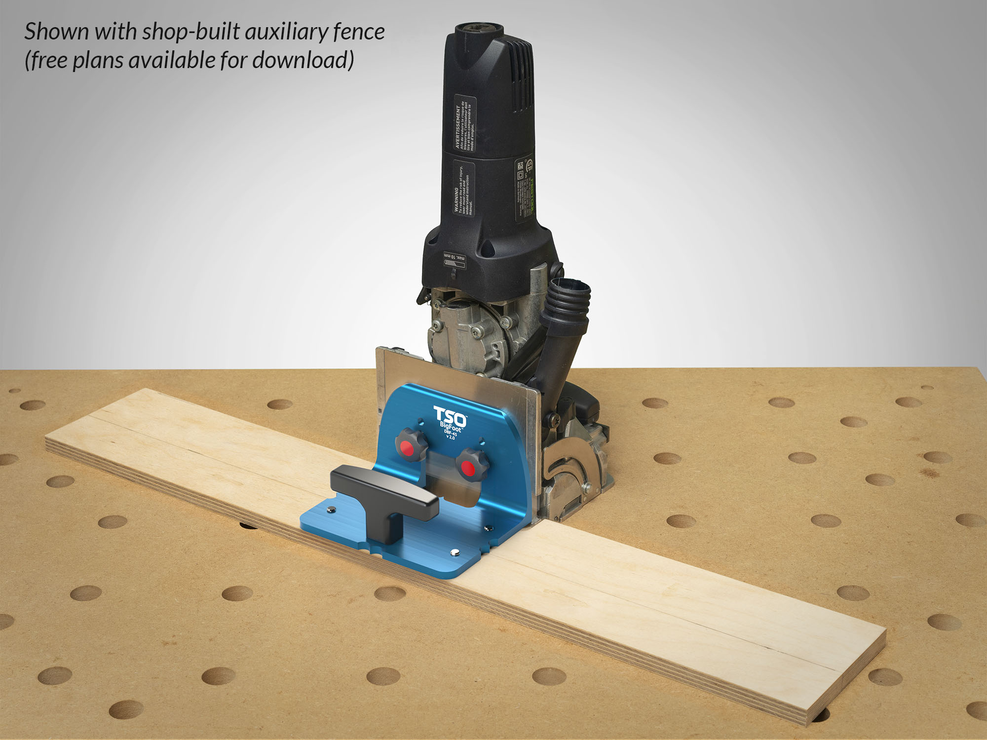 DBF-45 BigFoot v2.0 Base System for Festool Domino | TSO BigFoot