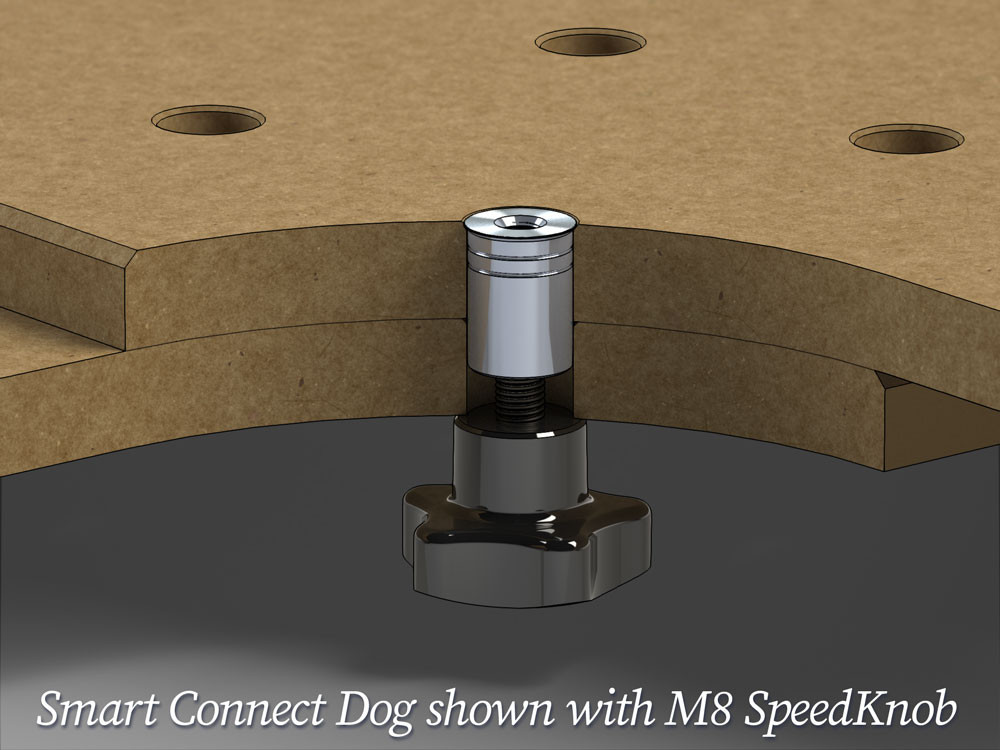 DoubleGroove™ Smart Connect Bench Dogs | TSO Products