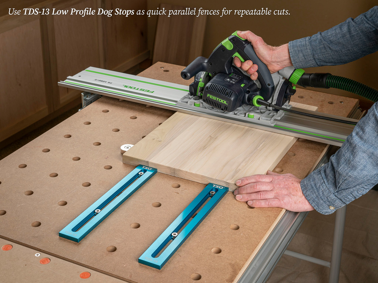 TDS 13 Low Profile | TSO Dog Stops | Woodworking Products