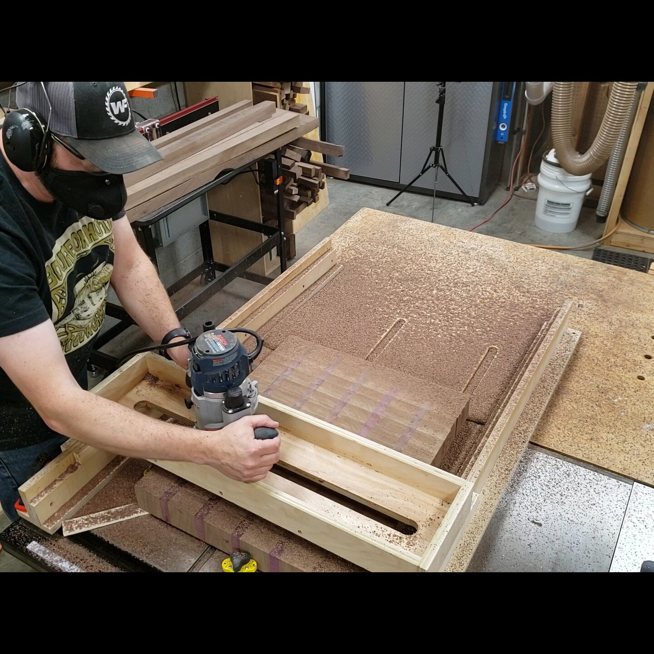 Router Sled Plans for Flattening Slabs 