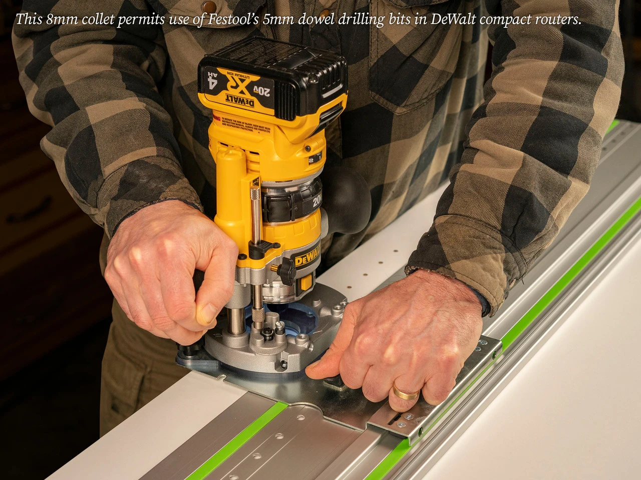 8mm DeWalt Router Collet | Compact Router Accessories