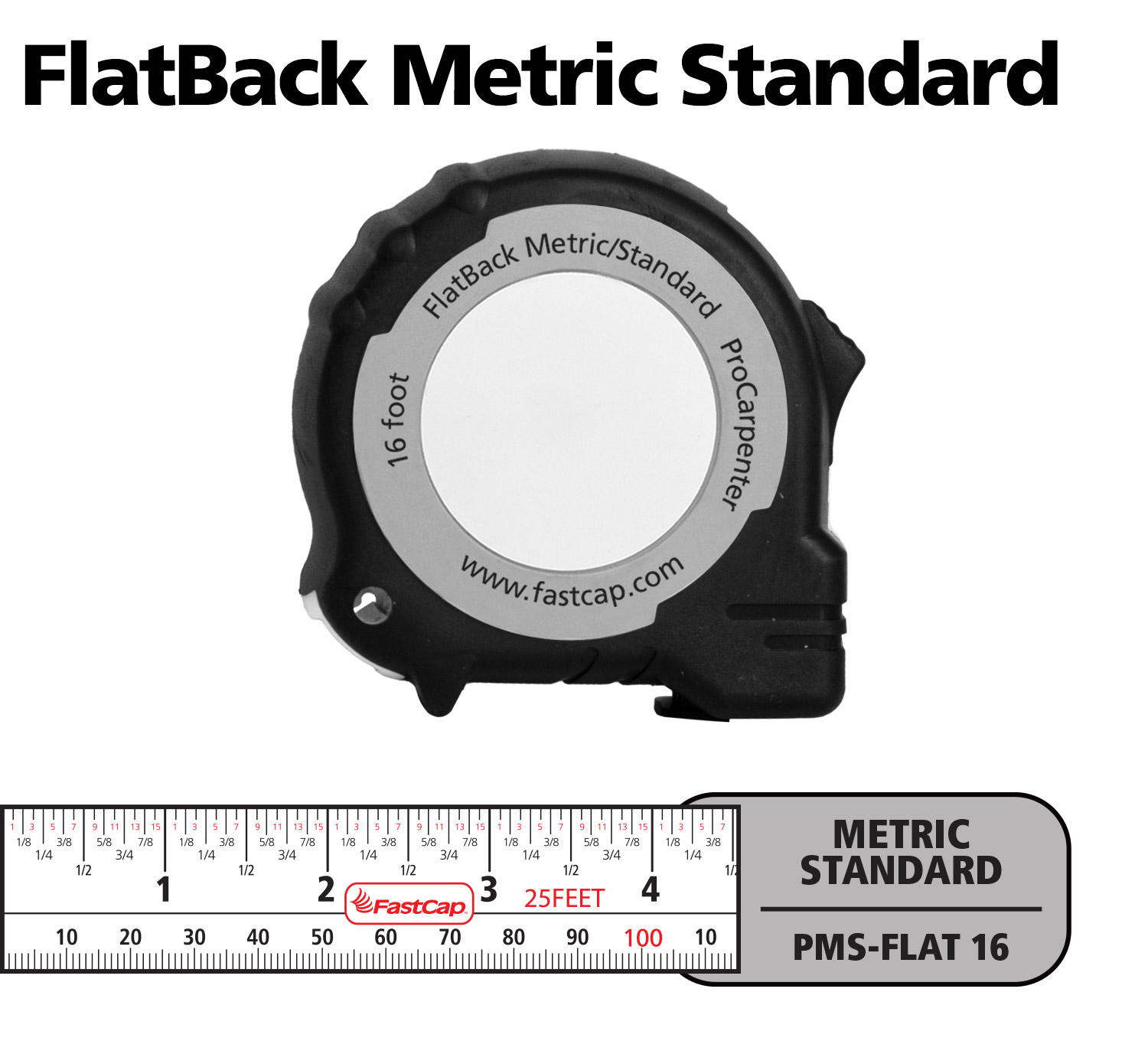  FastCap ProCarpenter True32 Metric Reverse Measuring