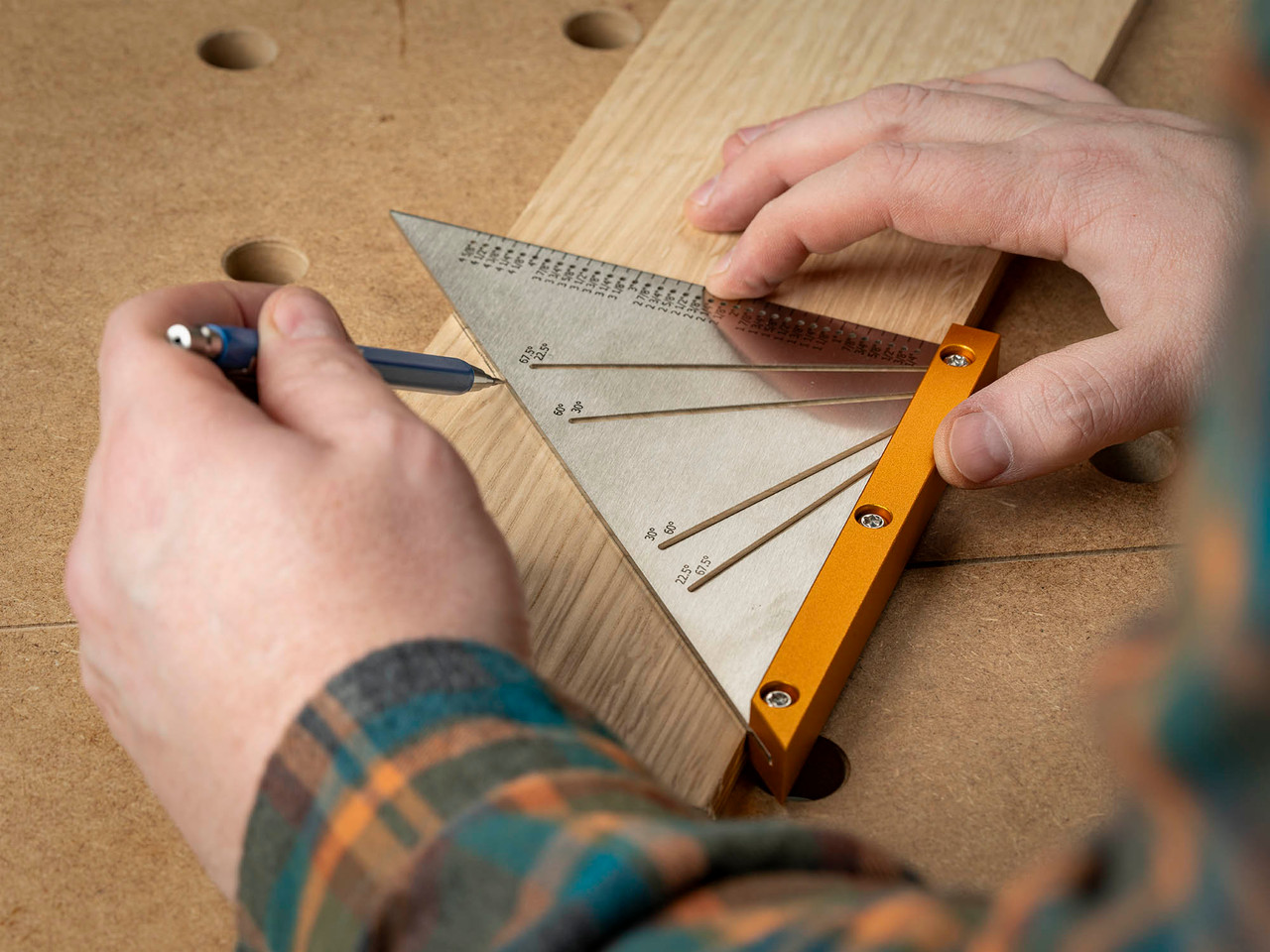 UJK Compact Angle Square | Quick‑Angle Reference Tool – Precision